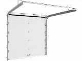 Секционные гаражные ворота RSD02LUX с торсионными пружинами из алюминиевых панелей (2000*1800)