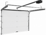 Гаражные секционные ворота RSD01LUX с пружинами растяжения из алюминиевых панелей RSD01LUX (2800x2750)